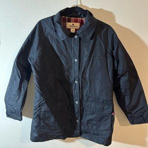Woolrich Black Lined Jacket, Size L